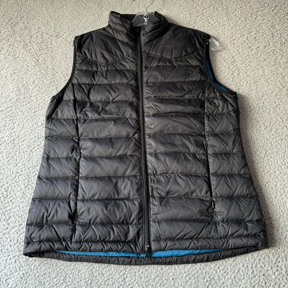 Riding Sport Vest Womens Medium Black Down‎ Puffer Equestrian Wear Snow Canyon